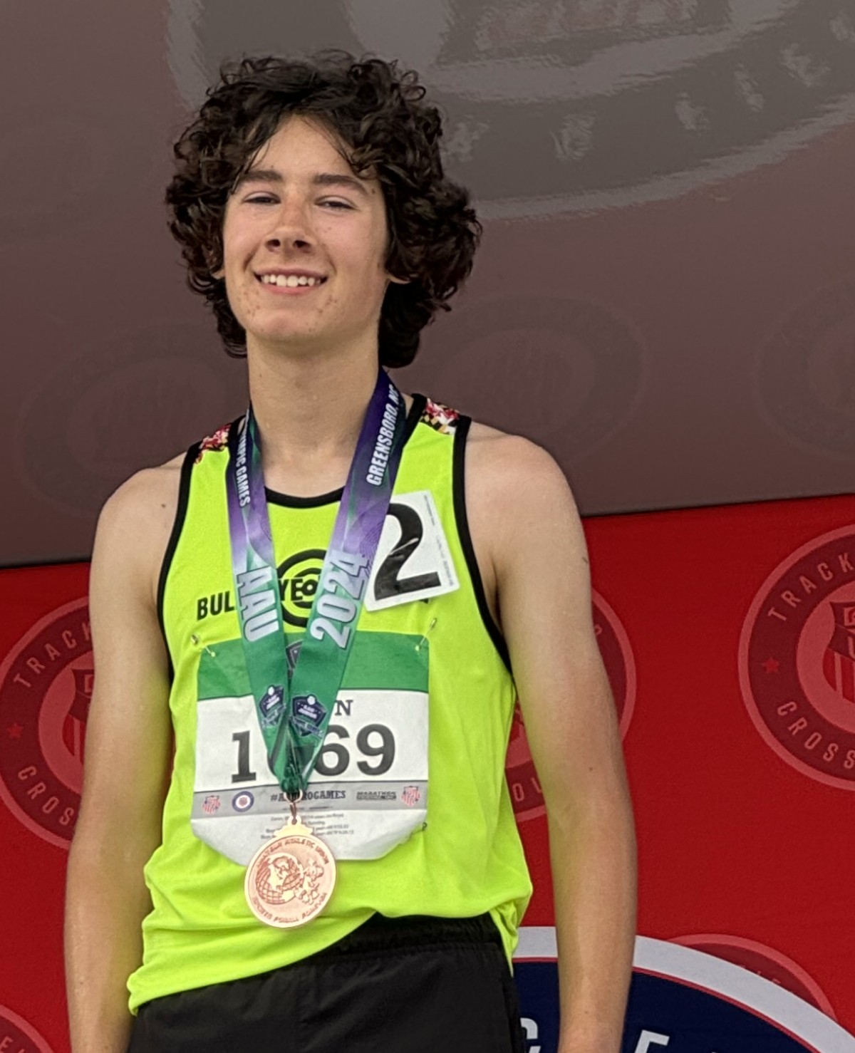 Wesley at the Junior Olympics